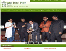 Tablet Screenshot of dpsroorkee.com